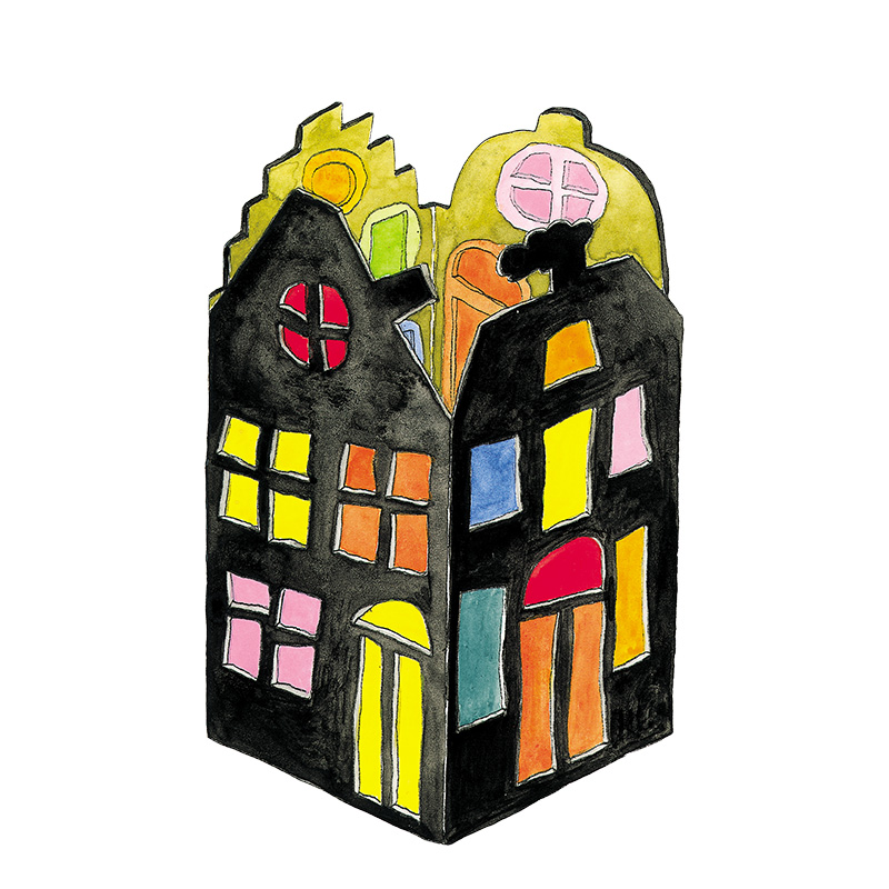 Haus-Laterne Haus-Laterne